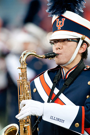 Northwestern Wildcats at Illinois Fighting Illini, Saturday, November 30, 2013 - Marching Illini Photos