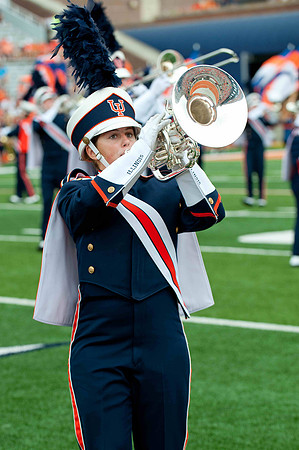 Southern Illinois University Salukis at Illinois Fighting Illini, Saturday, August 31, 2013 - Marching Illini Photos