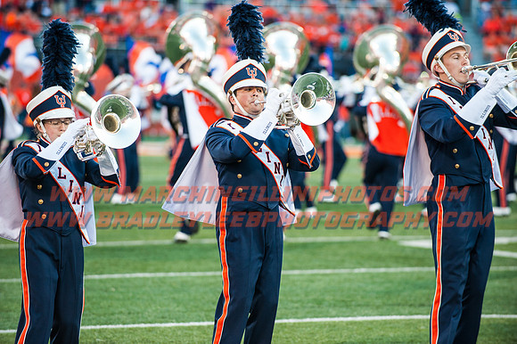 North Carolina at Illinois Fighting Illini, Saturday, September 10, 2016 - Marching Illini Photos