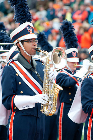 Michigan State Spartans at Illinois Fighting Illini, Saturday, October 26, 2013 - Marching Illini Photos