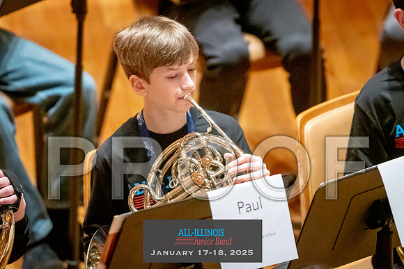 2025 All-Illinois Junior Band January 17-18, 2025