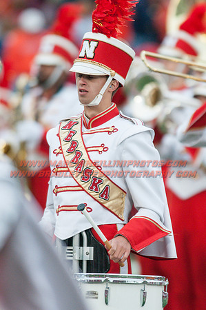Nebraska at Illinois Oct. 3, 2015 - CMB Drum Line 016