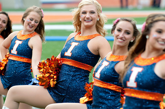 Michigan State Spartans at Illinois Fighting Illini, Saturday, October 26, 2013 - Marching Illini Photos
