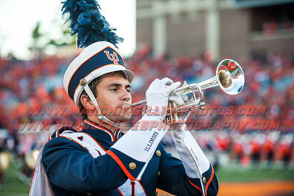 North Carolina at Illinois Fighting Illini, Saturday, September 10, 2016 - Marching Illini Photos