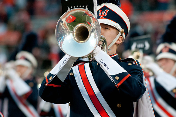 Northwestern Wildcats at Illinois Fighting Illini, Saturday, November 30, 2013 - Marching Illini Photos