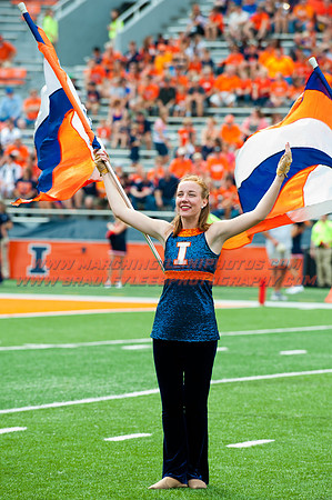 Texas State at Illinois, Saturday, September 20, 2014 - Marching Illini Photos