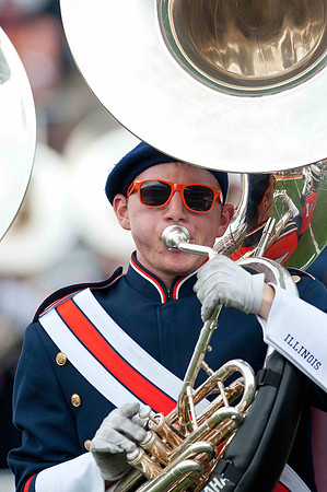 Southern Illinois University Salukis at Illinois Fighting Illini, Saturday, August 31, 2013 - Marching Illini Photos