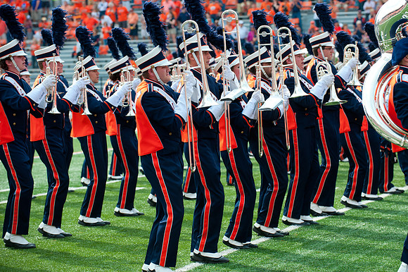 Texas State at Illinois, Saturday, September 20, 2014 - Marching Illini Photos