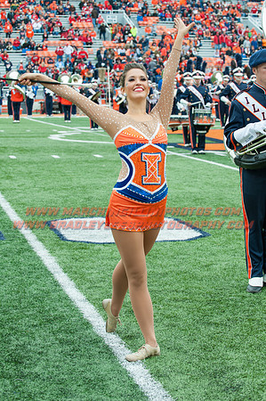 Nebraska at Illinois Oct. 3, 2015 - MI Twirler 002
