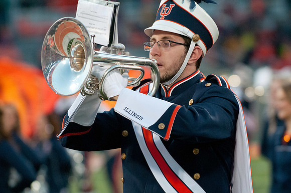 Northwestern Wildcats at Illinois Fighting Illini, Saturday, November 30, 2013 - Marching Illini Photos