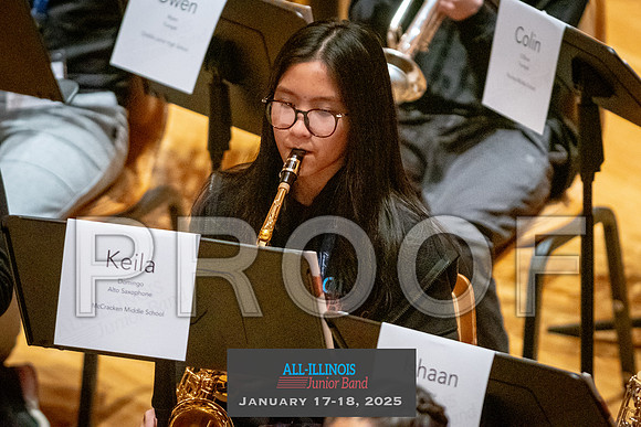 2025 All-Illinois Junior Band January 17-18, 2025