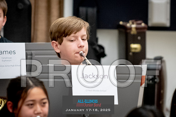 2025 All-Illinois Junior Band January 17-18, 2025