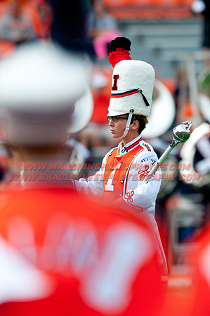 Texas State at Illinois, Saturday, September 20, 2014 - Marching Illini Photos