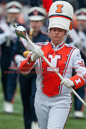 Nebraska at Illinois Oct. 3, 2015 - MI Drum Majors 015