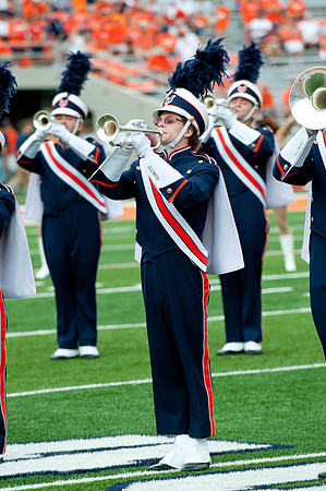 Southern Illinois University Salukis at Illinois Fighting Illini, Saturday, August 31, 2013 - Marching Illini Photos