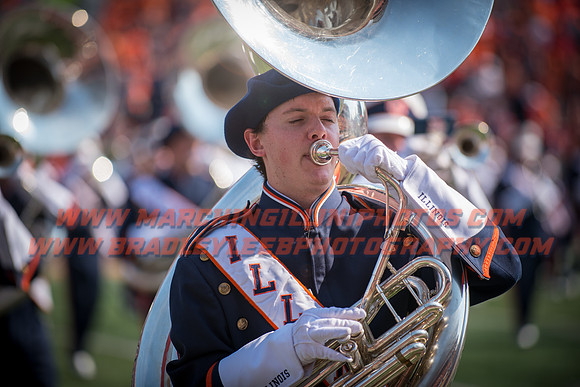 Rutgers Scarlett Knights at Illinois Fighting Illini, Saturday, October 14, 2017 - Marching Illini Photos