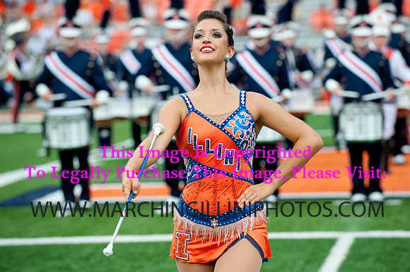 Southern Illinois University Salukis at Illinois Fighting Illini, Saturday, August 31, 2013 - Marching Illini Photos
