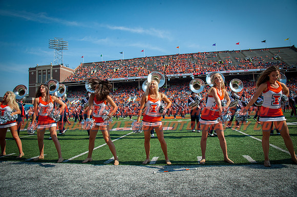 Rutgers Scarlett Knights at Illinois Fighting Illini, Saturday, October 14, 2017 - Marching Illini Photos
