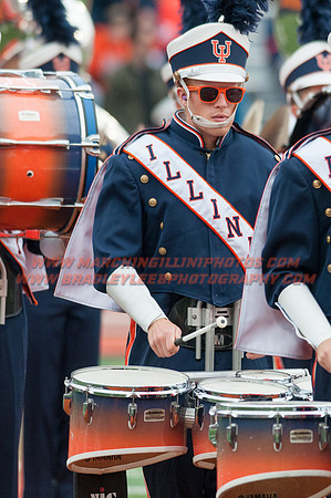 Nebraska at Illinois Oct. 3, 2015 - MI Drum Line 010