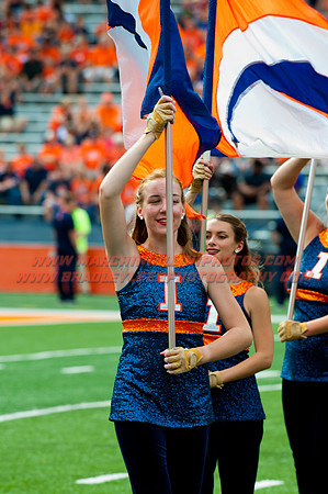 Texas State at Illinois, Saturday, September 20, 2014 - Marching Illini Photos