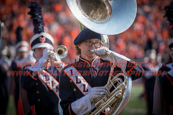Rutgers Scarlett Knights at Illinois Fighting Illini, Saturday, October 14, 2017 - Marching Illini Photos