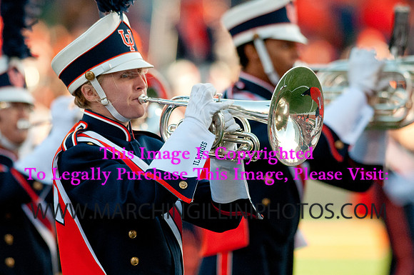 Michigan State Spartans at Illinois Fighting Illini, Saturday, October 26, 2013 - Marching Illini Photos