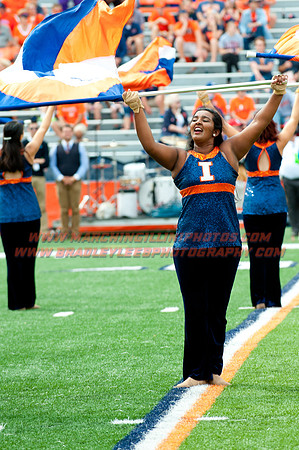 Texas State at Illinois, Saturday, September 20, 2014 - Marching Illini Photos