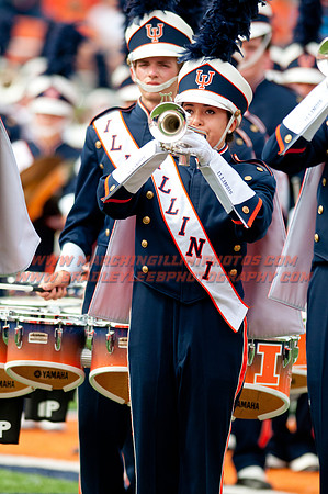 Texas State at Illinois, Saturday, September 20, 2014 - Marching Illini Photos