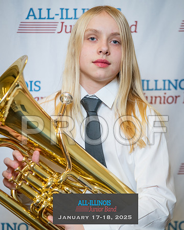 2025 All-Illinois Junior Band January 17-18, 2025