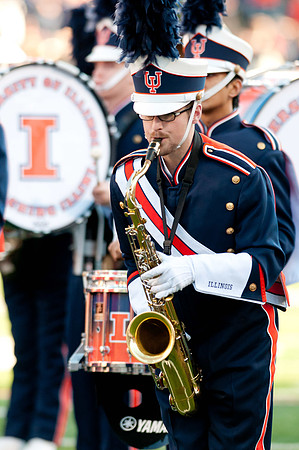 Northwestern Wildcats at Illinois Fighting Illini, Saturday, November 30, 2013 - Marching Illini Photos