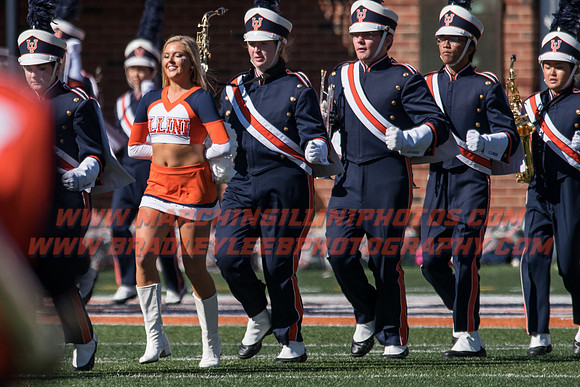 Purdue Boilermakers at Illinois Fighting Illini, Saturday, October 8, 2016 - Marching Illini Photos