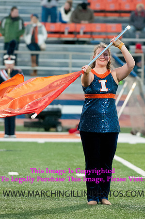 Northwestern Wildcats at Illinois Fighting Illini, Saturday, November 30, 2013 - Marching Illini Photos