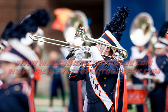 Wisconsin Badgers at Illinois Fighting Illini, Saturday, October 28, 2017 - Marching Illini Photos