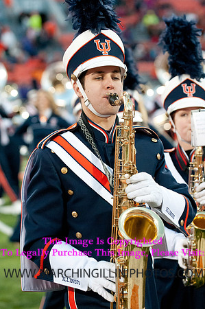 Northwestern Wildcats at Illinois Fighting Illini, Saturday, November 30, 2013 - Marching Illini Photos