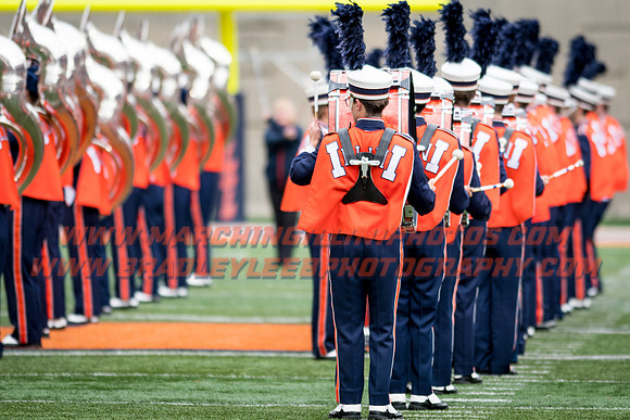 Wisconsin Badgers at Illinois Fighting Illini, Saturday, October 28, 2017 - Marching Illini Photos