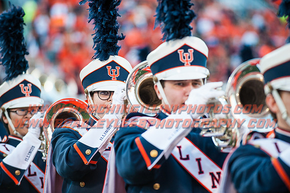 North Carolina at Illinois Fighting Illini, Saturday, September 10, 2016 - Marching Illini Photos