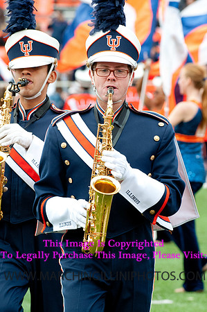 Michigan State Spartans at Illinois Fighting Illini, Saturday, October 26, 2013 - Marching Illini Photos