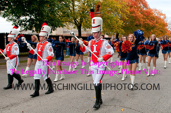 Michigan State Spartans at Illinois Fighting Illini, Saturday, October 26, 2013 - Marching Illini Photos