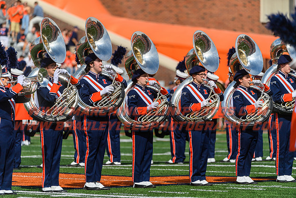 Penn State at Illinois Fighting Illini, Saturday, Sept. 16, 2023- Marching Illini Photos