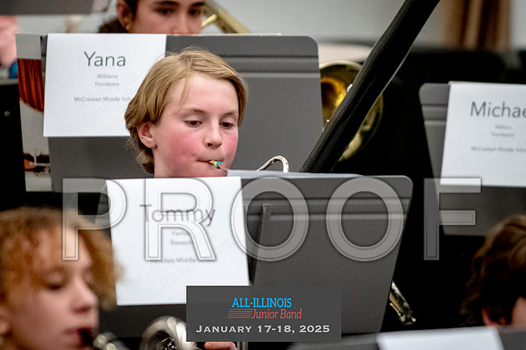 2025 All-Illinois Junior Band January 17-18, 2025