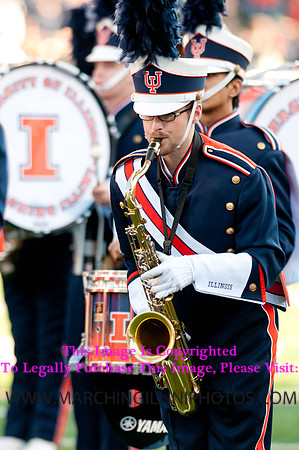 Northwestern Wildcats at Illinois Fighting Illini, Saturday, November 30, 2013 - Marching Illini Photos