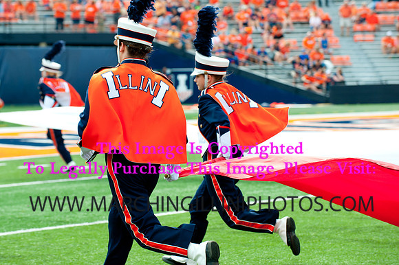 Texas State at Illinois, Saturday, September 20, 2014 - Marching Illini Photos