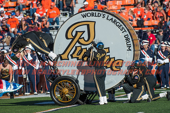 Purdue Boilermakers at Illinois Fighting Illini, Saturday, October 8, 2016 - Marching Illini Photos