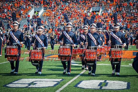 Rutgers Scarlett Knights at Illinois Fighting Illini, Saturday, October 14, 2017 - Marching Illini Photos