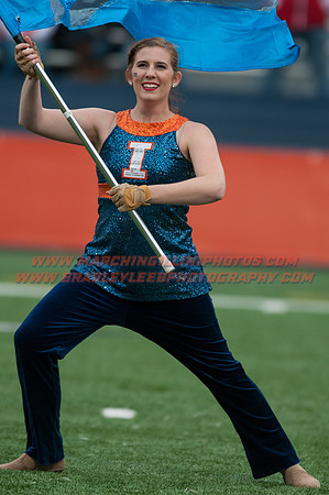 Nebraska at Illinois Oct. 3, 2015 - MI Flags 011