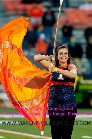 Northwestern Wildcats at Illinois Fighting Illini, Saturday, November 30, 2013 - Marching Illini Photos