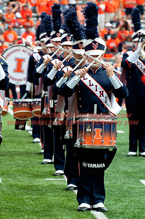 Youngstown State at Illinois, Saturday, August 30, 2014 - Marching Illini Photos