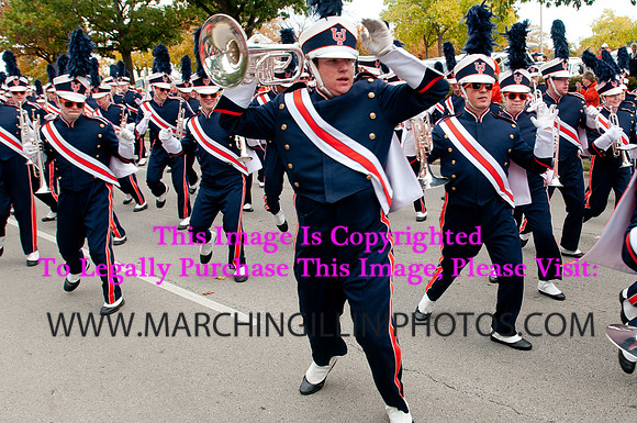 Michigan State Spartans at Illinois Fighting Illini, Saturday, October 26, 2013 - Marching Illini Photos