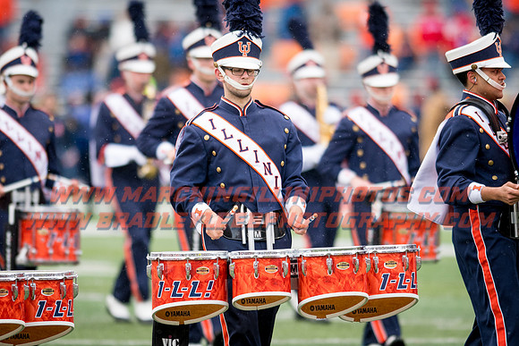 Wisconsin Badgers at Illinois Fighting Illini, Saturday, October 28, 2017 - Marching Illini Photos