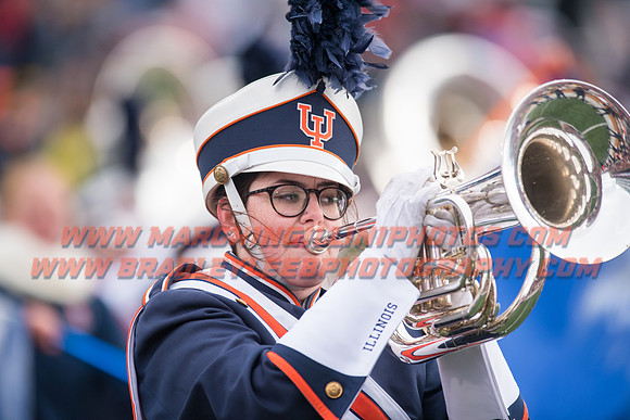 Iowa at Illinois, Saturday, November 19, 2016 - Marching Illini Photos